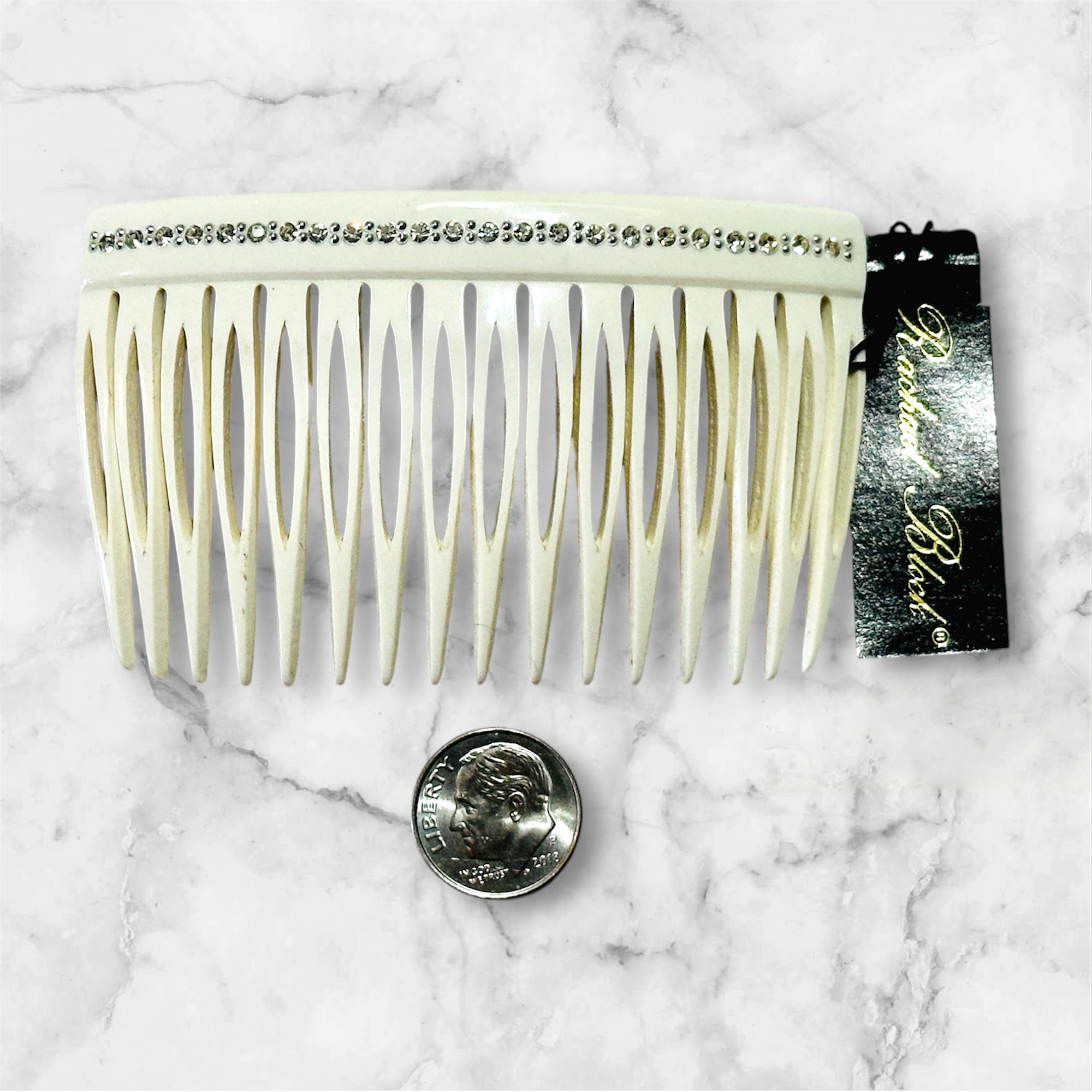 François Huchard Swarovski Crystal Lined Comb - Rachael Block